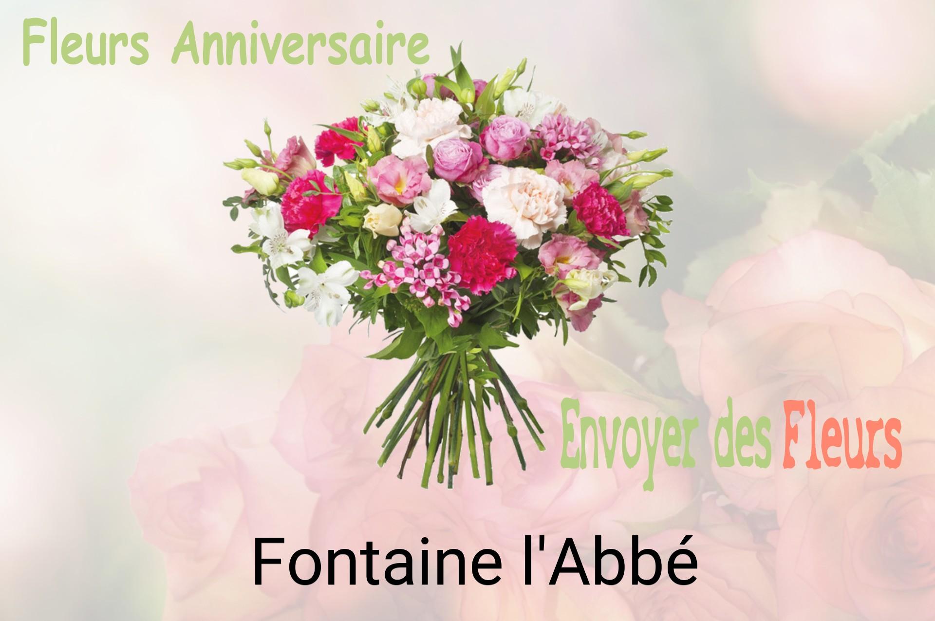 Bouquet de fleurs d’anniversaire livré à Fontaine-l'Abbé