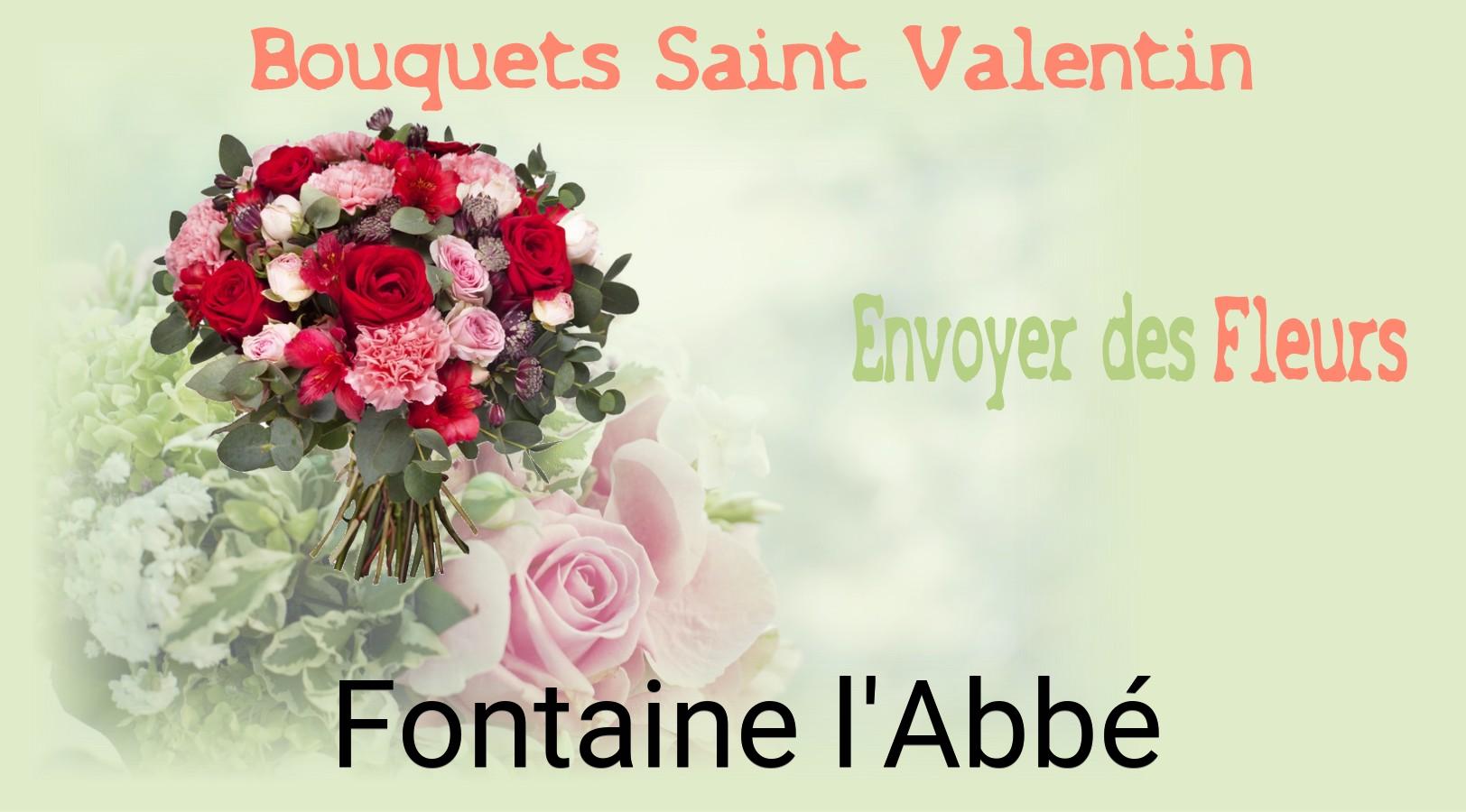 Roses de Saint-Valentin livrées à Fontaine-l'Abbé